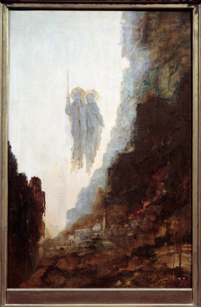The Angels of Sodom by Gustave Moreau