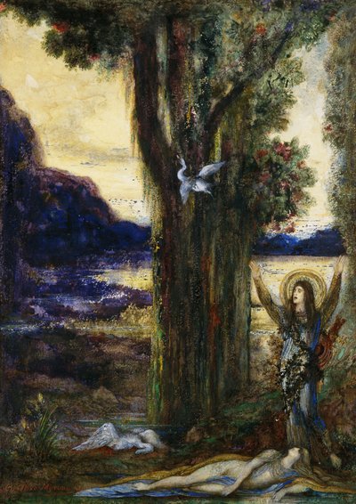 The Tears of Orpheus by Gustave Moreau