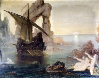Ulysses and the Mermaids by Gustave Moreau