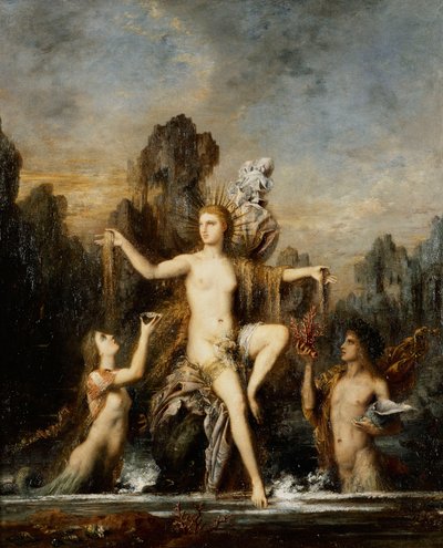 Venus Rising from the Sea by Gustave Moreau