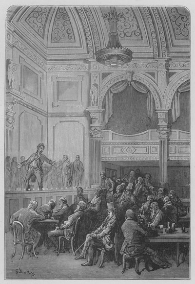 Cafe Concert by Gustave after Dore