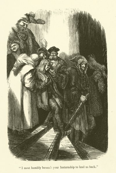 Illustration for the works of Rabelais by Gustave after Dore