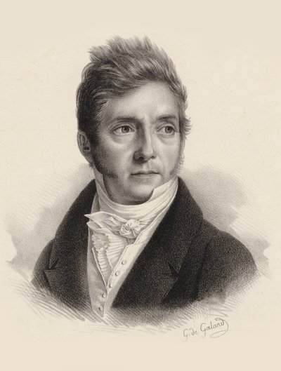 Portrait of the Composer Pierre Jacques Joseph Rode by Gustave de Galard
