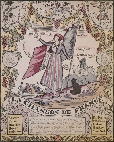 Allegory of French Song by Guy Arnoux