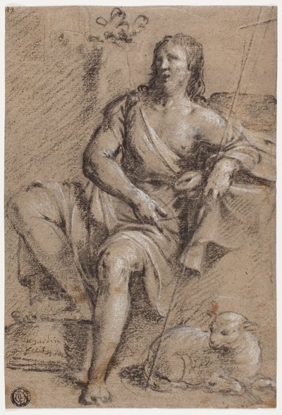 Saint John the Baptist or Christ the Good Shepherd by Guy Francois