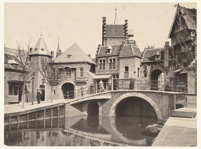 View of a Canal in Amsterdam During the World Exhibition of 1895 by Guy de Coral and Co.