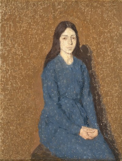 Girl in a Blue Dress by Gwen John