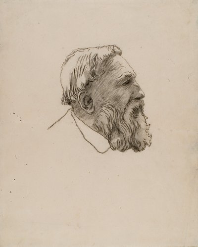 Head of Rodin by Gwen John