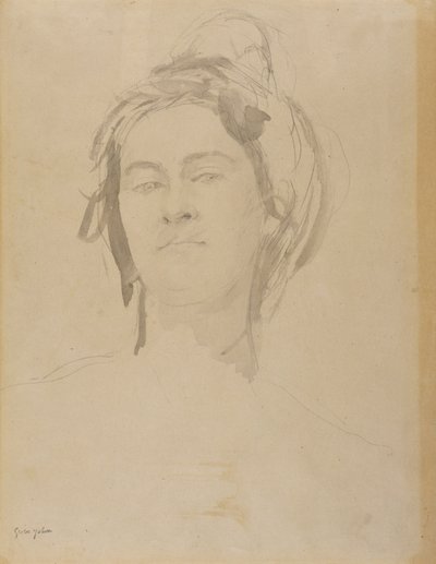 Head of a Young Woman by Gwen John