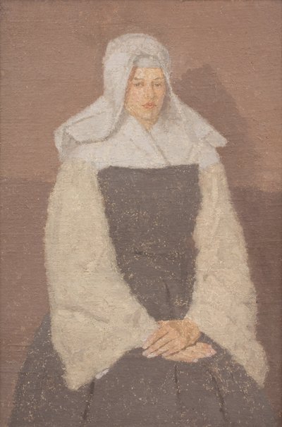 Portrait of a Young Nun, c. 1918-19 by Gwen John
