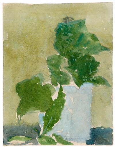 Lilies of the valley in jug, 1896-1939 by Gwendolen Mary John