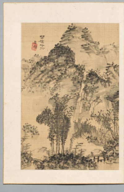 Wild Bridge, Poets Walk, late 18th-early 19th century by Uragami Gyokudo