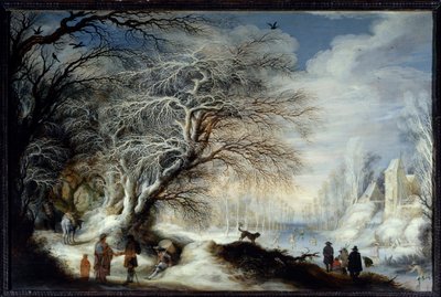 Winter Landscape by Gysbrecht Lytens or Leytens