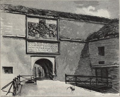The Gate of the Old Fortress in Komárno, 1890s by Gyula Háry