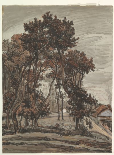 Landscape Near Saint Jean de Mont by Géza Peske