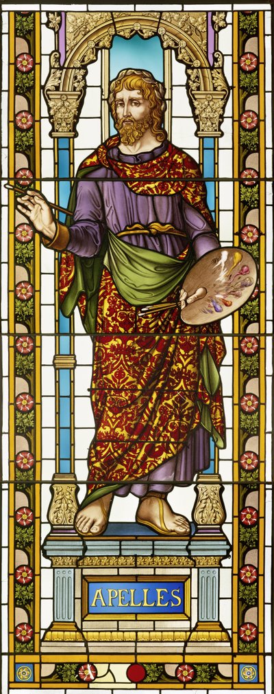 Window with Representation of Apelles by H.J.J. Geuer (workshop of)