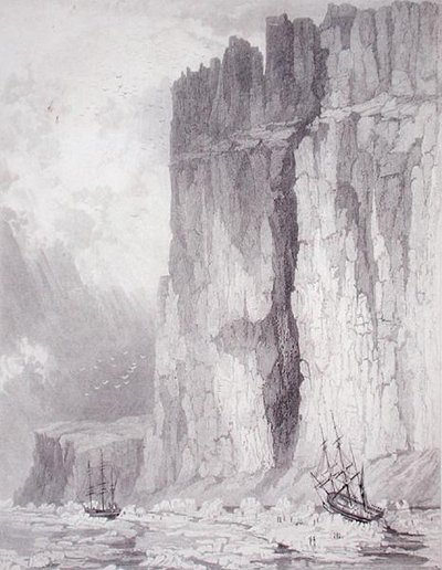 Situation of H.M. Ships Hecla & Fury, August 1st 1825, from 