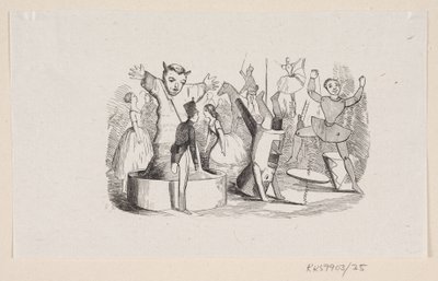 Illustration for "The Steadfast Tin Soldier" in H.C. Andersen, "Fairy Tales and Stories", Volume 1 by H.P. Hansen