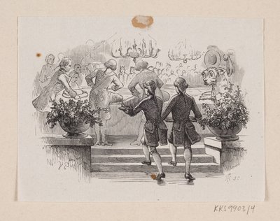 Illustration for "The Tinderbox" in H.C. Andersen