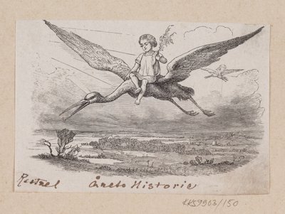 Illustration for "The Story of the Year" in H.C. Andersen