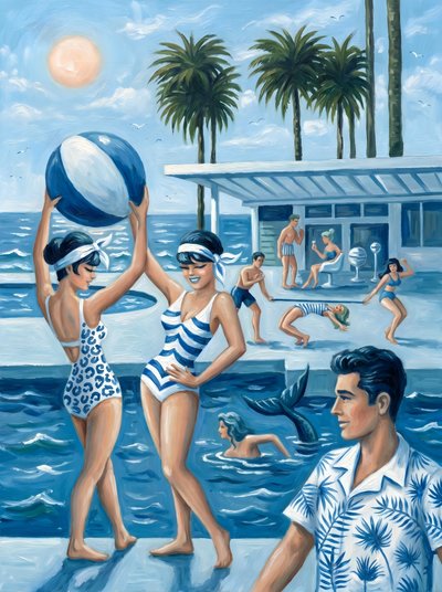 Retro Poolside Fun by HUGO