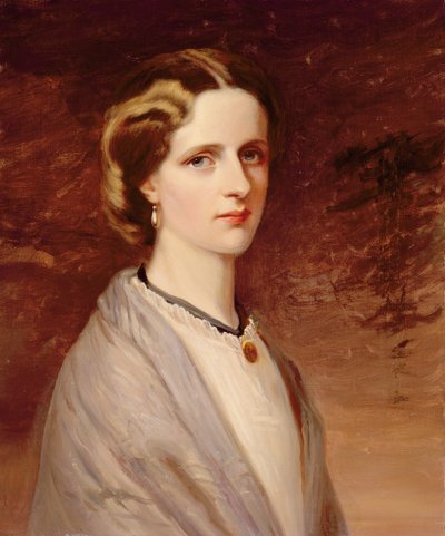 Portrait of Emily, Mrs Meynell Ingram by H. (after) Taylor