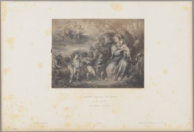 The Holy Family with Angels by H. Bayard and F. A. Renard