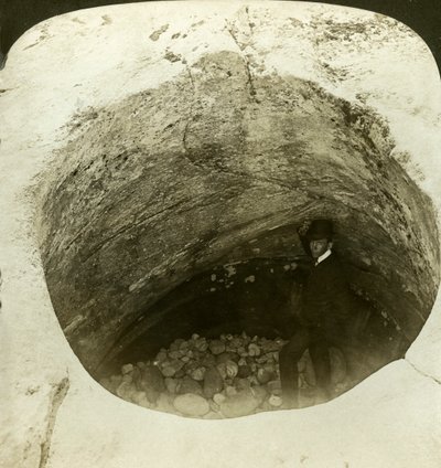 A giants cauldron glacier pothole, Norway by H. C. White