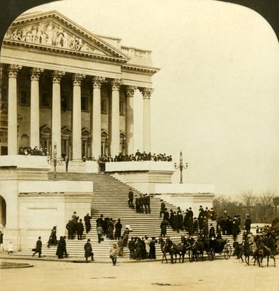 Arrival at Capitol...Inauguration of Roosevelt, Washington by H. C. White