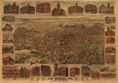 Los Angeles, Cal., Population of City and Environs 65,000 by H.; Elliott Pu Co.; Southern California Land Co. Elliott