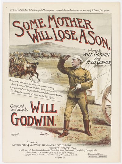 Some Mothers Will Lose a Son, 1899 by H. G. Banks
