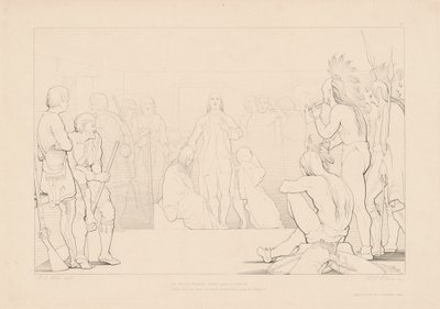 He for His Bleeding Country Prays to Heaven by H. G. Watkins, after George Elgar Hicks