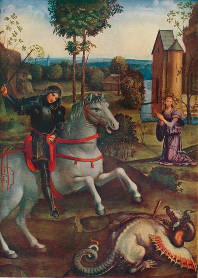 St. George and the Dragon by H Granville Fell