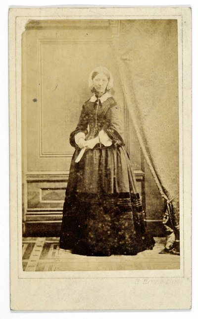 Carte-de-visite of Florence Nightingale, c.1858 by H. Hering