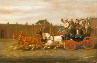 London to Brighton Coach on the Road by H. J. Jones