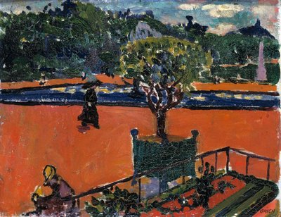 In the Luxembourg Gardens by H. Lyman Sayen