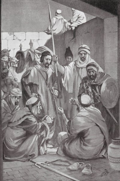 Arabs Planning a Revolt by H. M. (after) Burton