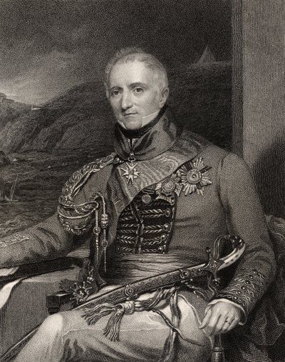 Sir Rufane Shaw Donkin, Engraved by W. Holl, from 