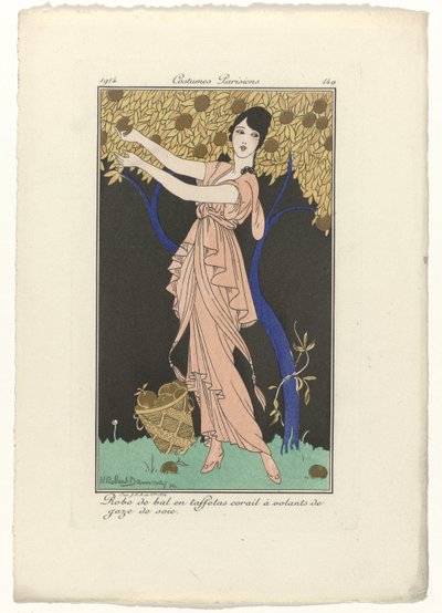 Journal des Dames et des Modes, Costumes Parisiens, 1914, No. 149: Ball Gown by H. Robert Dammy