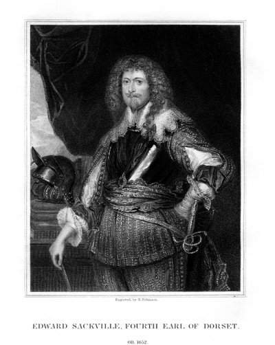 Edward Sackville, 4th Earl of Dorset, English soldier and statesman by H. Robinson
