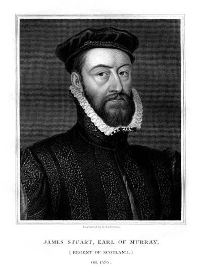 James Stewart, 1st Earl of Moray, Regent of Scotland, 1827 by H. Robinson