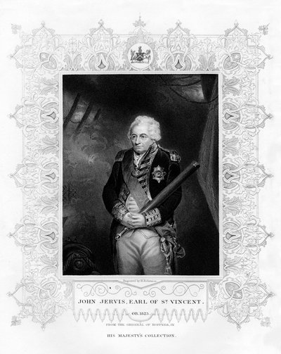 John Jervis, 1st Earl of St Vincent, Admiral in the Royal Navy by H. Robinson