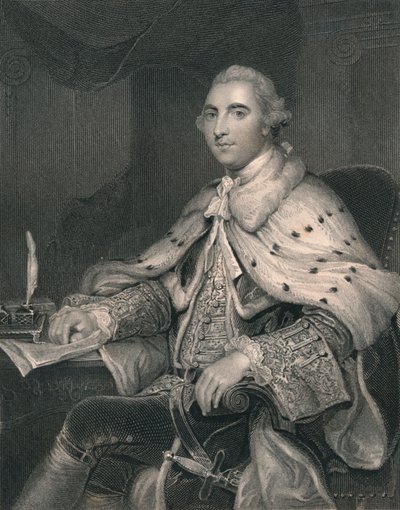 William Fitz-Maurice Petty, First Marquis of Lansdowne, c1766 by H. Robinson