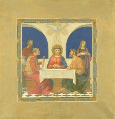 Supper at Emmaus by H. Siddons Mowbray