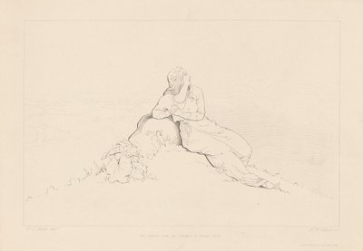 The Sunrise Drew Her Thoughts to Europe by H. W. Collard, after George Elgar Hicks