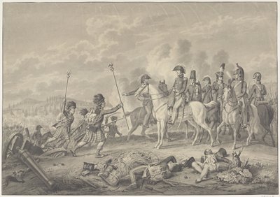 Duke of Wellington Receiving Two Captured French Standards with Eagles during the Battle of Waterloo, 1815 by Haatje Pieters Oosterhuis