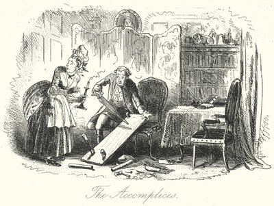The Accomplices by Hablot Knight (1815-92) (after) Browne