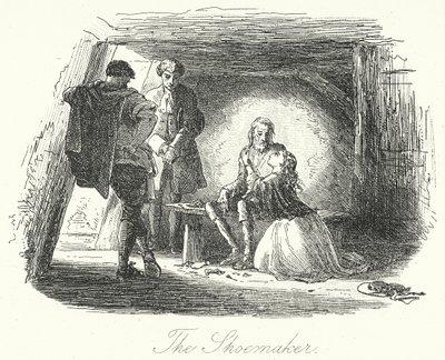 The Shoemaker by Hablot Knight (1815-92) (after) Browne