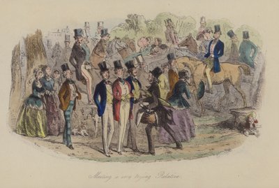 Illustration for Lewis Arundel or The Railroad of Life by Frank E Smedley by after Hablot Knight Browne