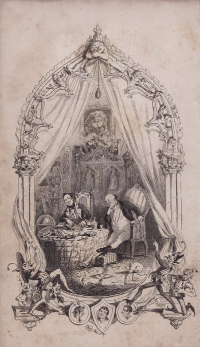 Samuel Pickwick and Alfred Jingle, Illustration from Charles Dickens